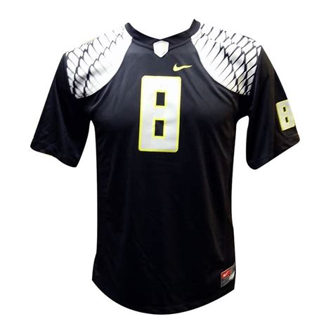 nike oregon ducks 8 youth replica football jersey black|oregon ducks football shirts.